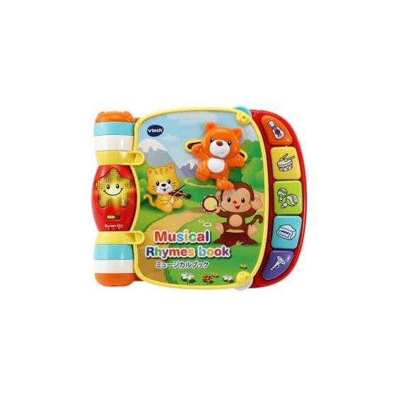 VTech Official VTech Bilingual Nursery Rhymes 6 Songs (2 Japanese and 4 English Songs) Educational Toys, Toys, Picture Books with Sounds, Babies,