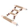     Bridge Ladder Toy, Interactive Wooden Cockatiel Cage Hanging Exercising or Climbing Ladder for Parakeets Cockatiels Lovebirds and More  