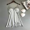 Sex Underwear Sexy Women's Summer Suspender Chest Pad Lace Large Size Women's Home Dress