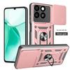 For ZTE Blade A35e Case ZTE Blade A35 Cover ZTE Blade A55 Magnetic Ring Holder Armor Phone Case Slide Camera Protect Back Cover