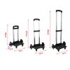 Stair Climber Folding Hand Truck Aluminium Trolley with 6 Wheels for Fishing Shopping