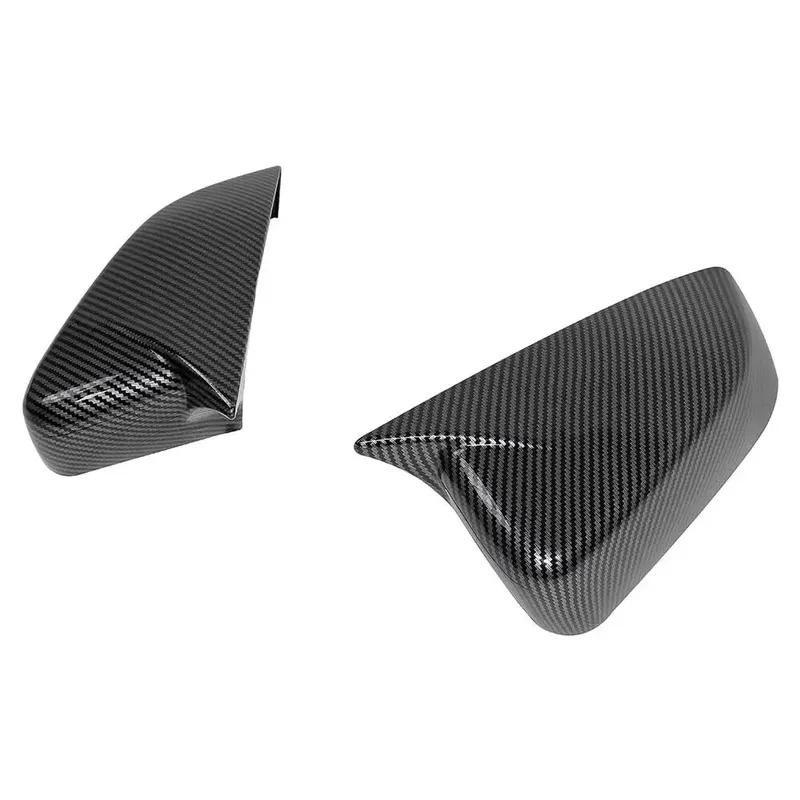 For US Ford Mustang 2010 2011 2012 2013 2014 ABS Car Rearview Side Mirror Cover Wing Cap Exterior Door Trim Adhesive Sticker