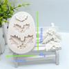 Silicone Resin Molds Christmas Tree Leaves Fondant Mold Cake Decorating Tools Pastry Kitchen Baking Accessories