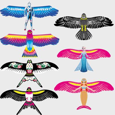 1 Satz Kinder Drachenspielzeug Cartoon Schmetterling Schwalben Adler Drachen mit Griff Kinder Flugdrachen Outdoor Spielzeug