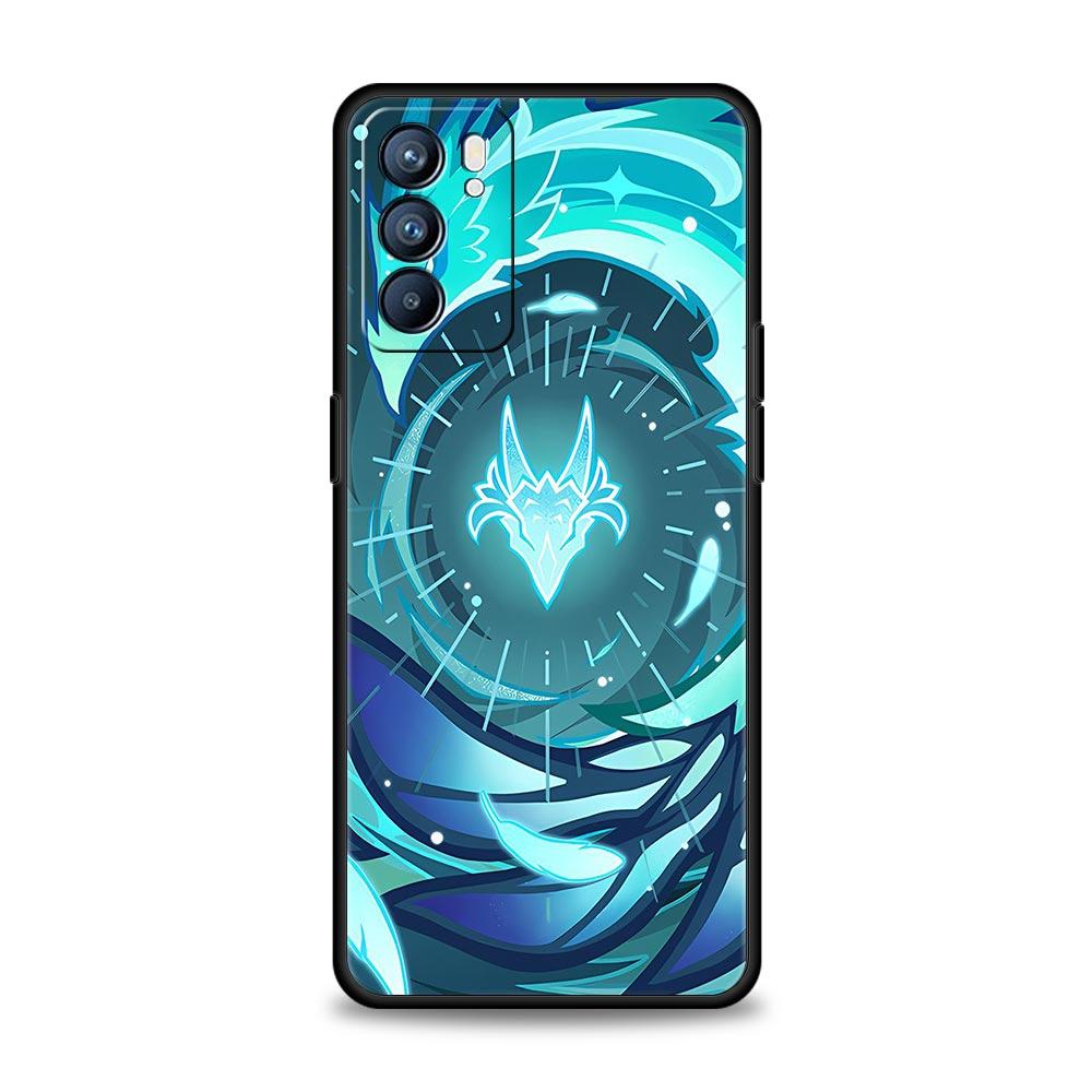 Genshin Impact Phone Case For Oppo Reno13 Reno12 Reno11 F Reno10 Pro A54 5G Find X5 A53 A52 A9 A17 A57 A78 4G A79 A80 A98 Cover