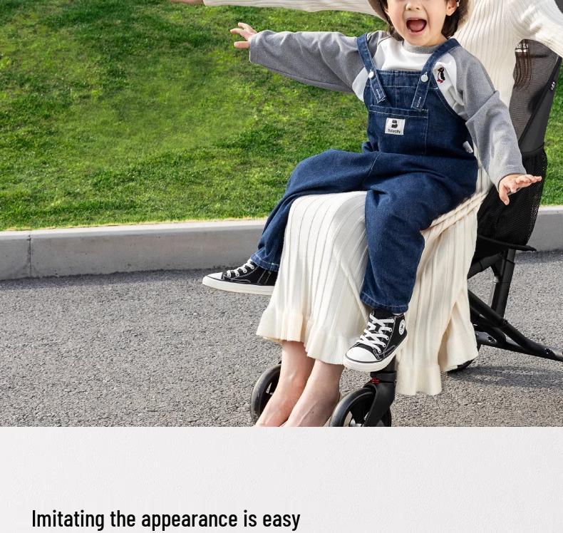 Little Tiger T28 Lightweight Foldable Stroller, 50kg Capacity