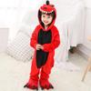 Cartoon Pinguin Red Dragon Pyjamas Langarm Kinder Warme Nachtwäsche Overalls Tier Kostüm Party kigurumi Mode Homewear