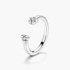 2026 Nuovo Anello in Argento 925 Cuore Colorato Chakra Pianta Ape Specimen Fortuna Arco Corona Fiore Cocktail Gioiello Fascino Fai da Te Raffinato