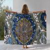 Classic Game Heroes of Might and Magic Map Flannel Blanket,Soft Plush Throw for Home Bedroom Bed Sofa Cover Camping Picnic gift