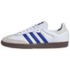adidas Samba OG 'White Lucid Blue Gum' (Unisex) Cloud White / Lucid Blue / Gum German Army Trainers JR0909
