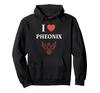 Humor Phoenix Animals Simple Fire Bird I Love Phoenix Hoodie