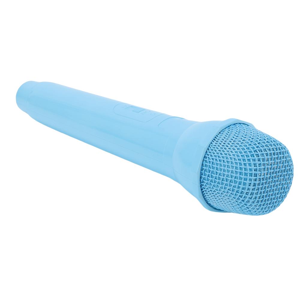 Microphone Prop Lightweight Simulated Plastic Fake Microphone for Singing Speaking Training Cosplay Photography