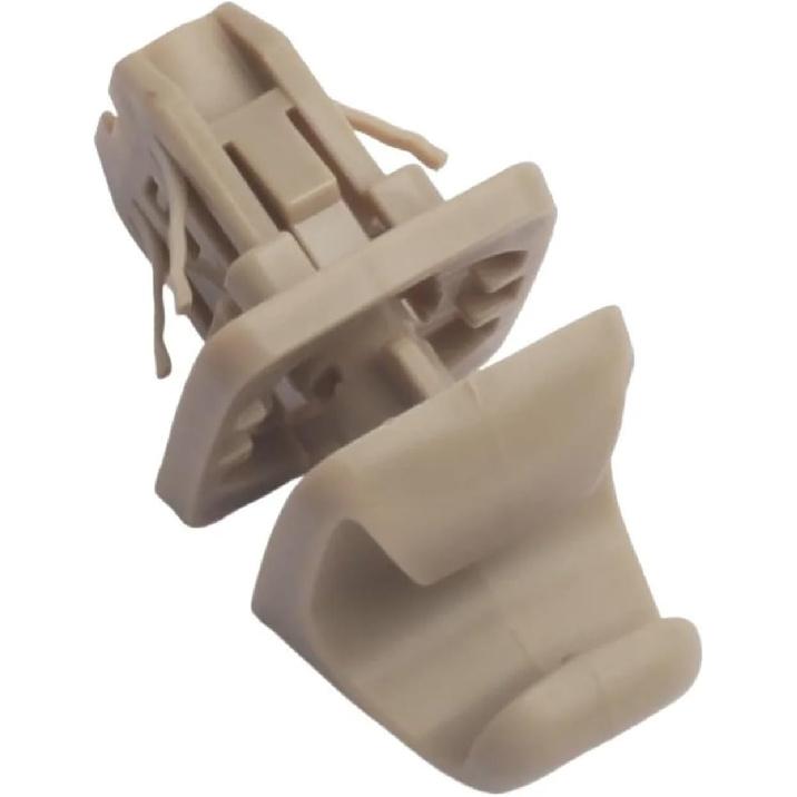 Sun Visor Clip Fit for Toyota Prado Land Cruiser Highlander Sun Visor Fixing Hook Clip Holder Beigegray 1PC 2pcs Sun Visor Holder(2PCS)