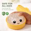 Pallina Antistress Grande Raviolo con Vaporello Colorata Panino Morbido Giocattolo Sensoriale per Alleviare l'Ansia, Pallina di Pasta da Spremere per Adulti e Bambini