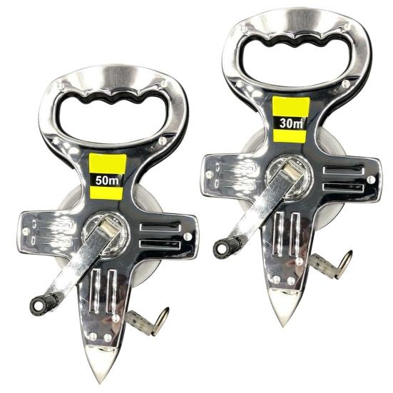 

Метрическая рулетка 30/50/100 м, линейка со стальной рамой, инженерные измерения 50m