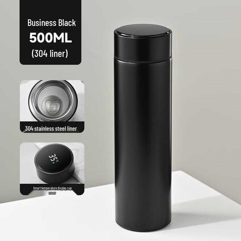 Changqi 500ml Tea Infuser Insulated Mug with Temperature Display