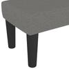 Vidaxl Bench, Dark Gray, 100X30X30 Cm, Upholstered with Fabric