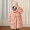 LUSON Flickors Vinter Ankdun Lång Pufferjacka