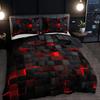 Soft Geometric Print Duvet Cover Set Nordic Style Bedding Bedroom Guest Room