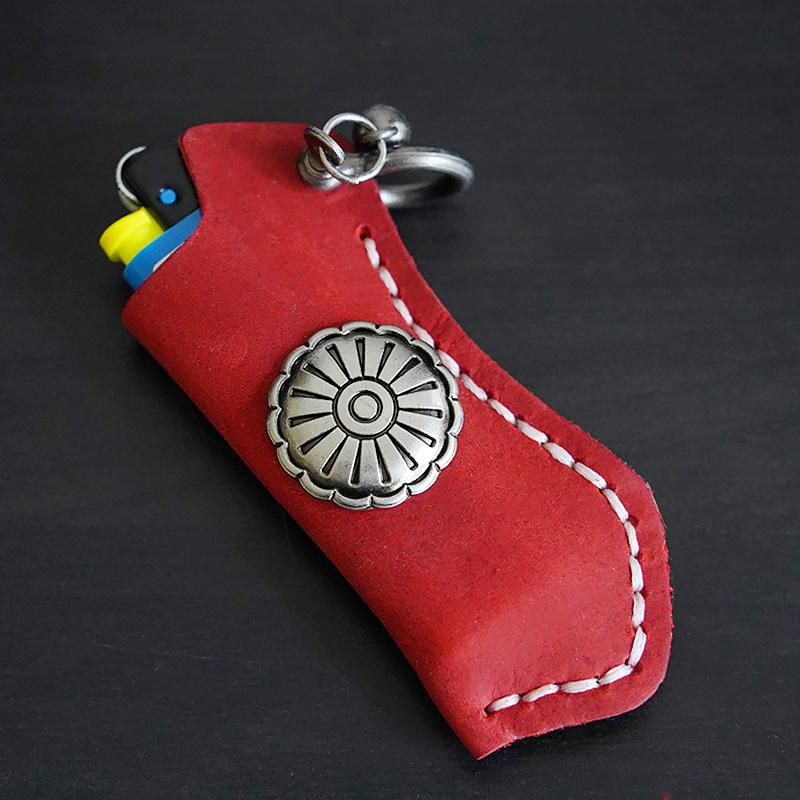 Husa de protectie din piele naturala lucrata manual Husa pentru bricheta din piele Husa pentru bricheta