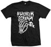 T-shirt en coton noir rétro pour la tournée mondiale de The Wilhelm Scream Band Toutes tailles UR248