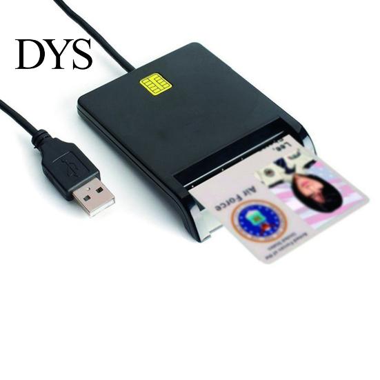 Card Reader Adapter 1 Set Intelligent Identification SM/C/ID/SD Accurate Reading with LED Memory Light Support Touch Chip Operations Smart Office