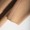 Maslan Autumn and Winter Fashion Versatile Long Hooded Solid Color Sheep Wool Versatile Woolen Coat Jacket
