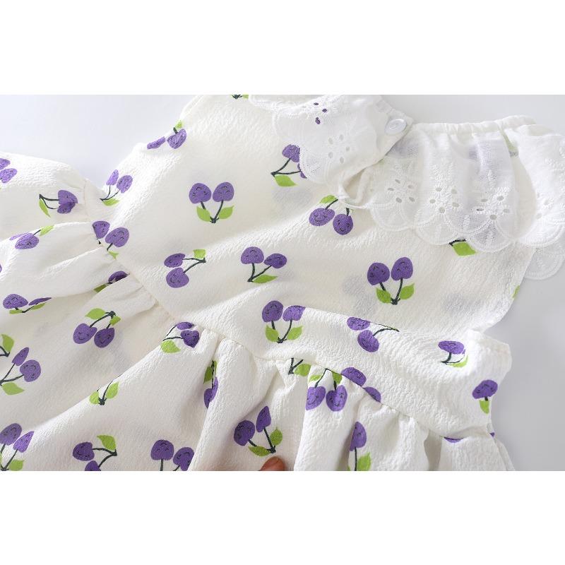 Cute Korean Style Little Girls Floral Cami And Shorts Two Piece Summer Outfit
