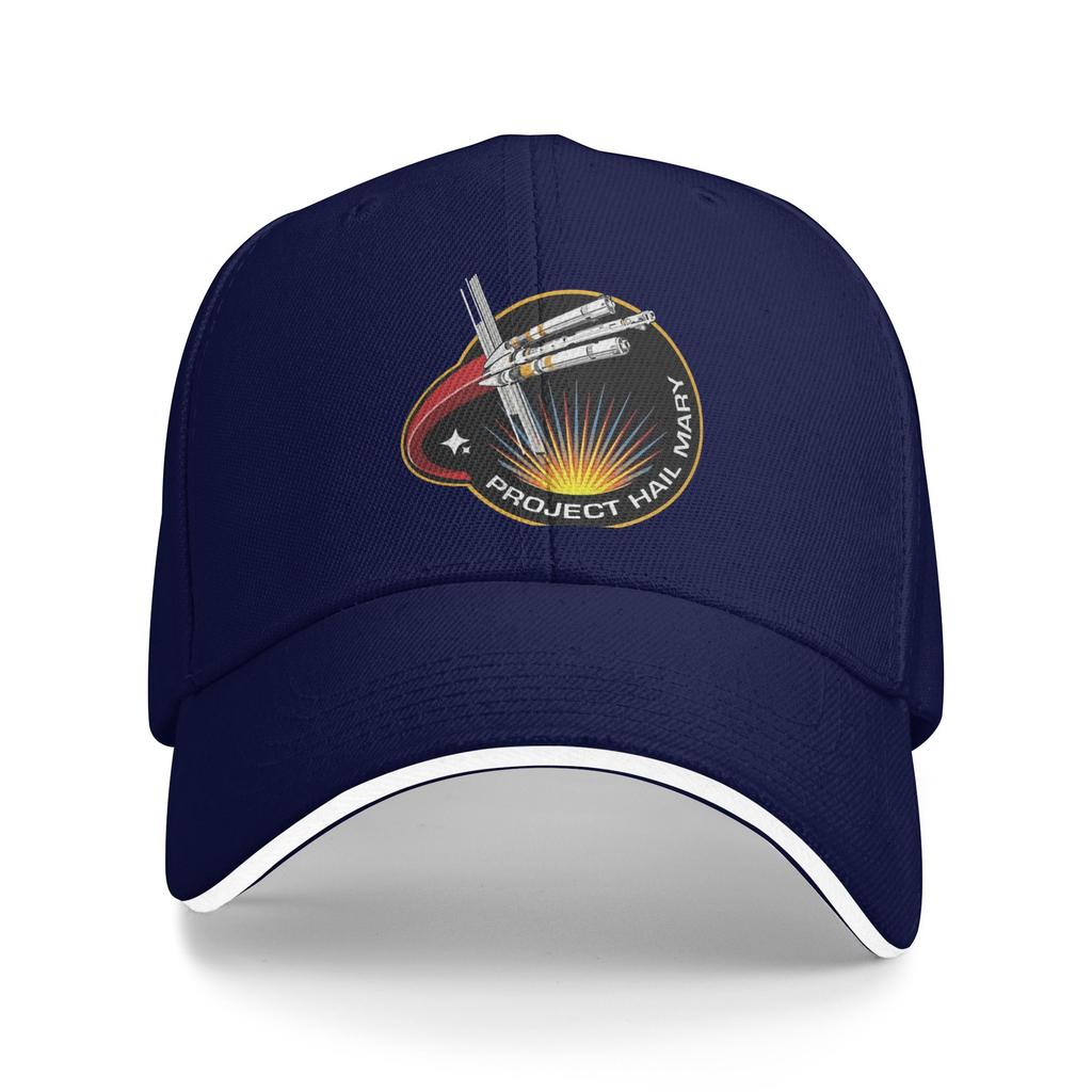 Project Hail Mary Mission Patch Baseball Cap Fashion  Sandwich Caps Unisex Polyester Sun Hat Outdoor