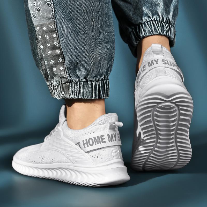 Fashion Summer Men's Breathable Flat Sports Lightweight Outdoor Training Anti Odor Comfortable Casual Running Shoes Tennis for Men