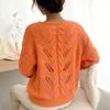 Women's Crew Neck Knitwear, Long Sleeve, Loose Fit for Fall and Winter