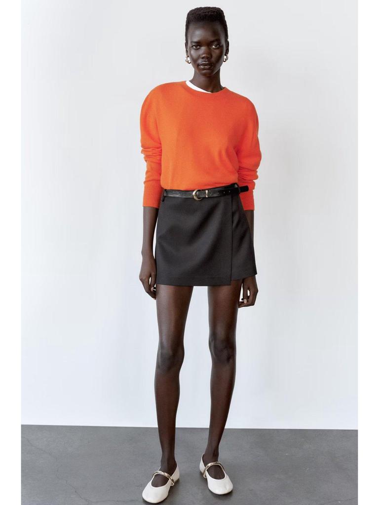 Belted Asymmetrical Double-Breasted High Waist Slimming Shorts - Spring/Summer 2025 Collection