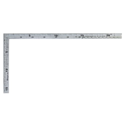 Niigata Seiki SK Made in Japan Silver Curved Ruler, Red Dragon, Quick Graduations, 30cm Square Thickness, SC-30CKD