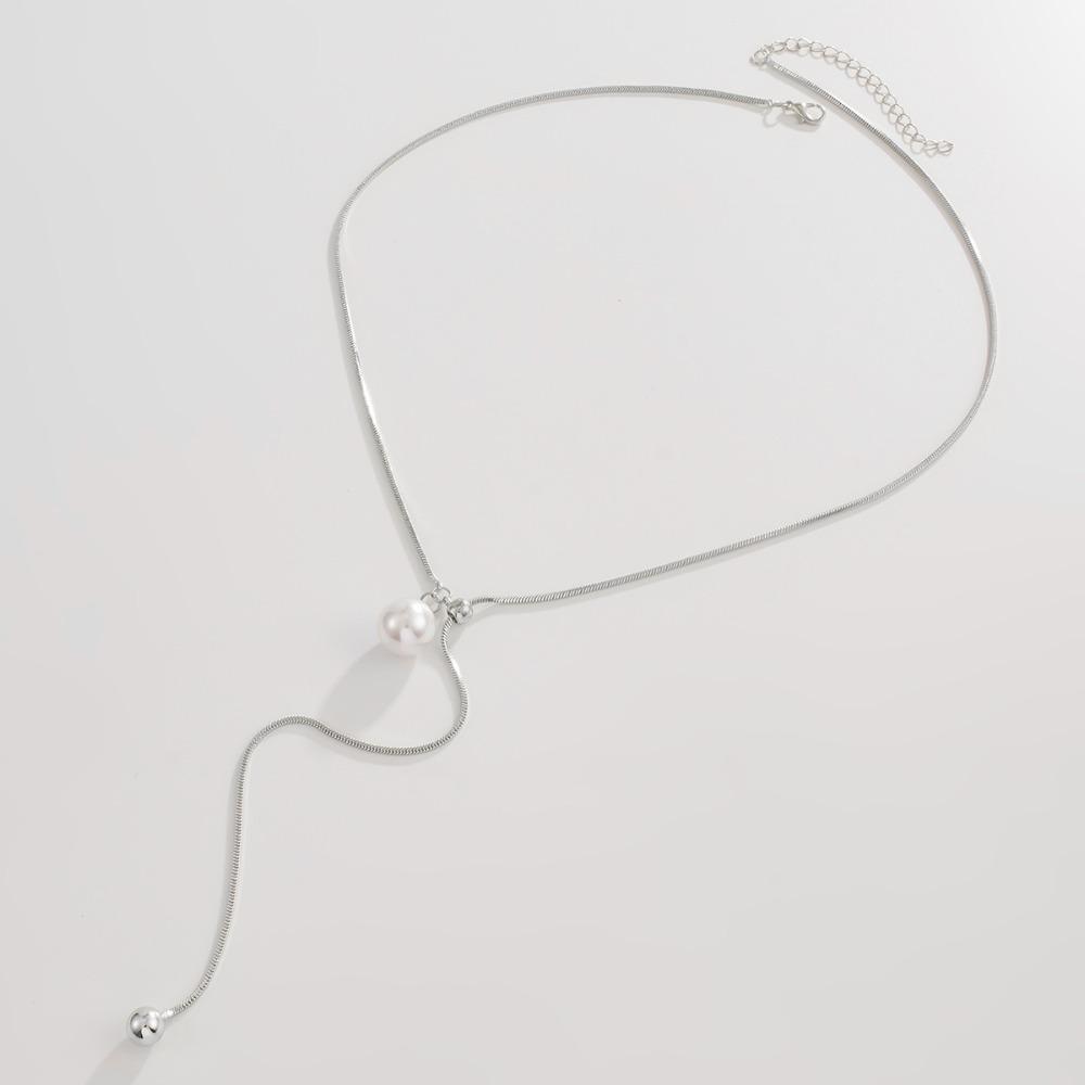 French Vintage New Long Necklace – Minimalist Personalized Design, Women’s Adjustable Elegant Jewelry, Daily To Evening Versatile