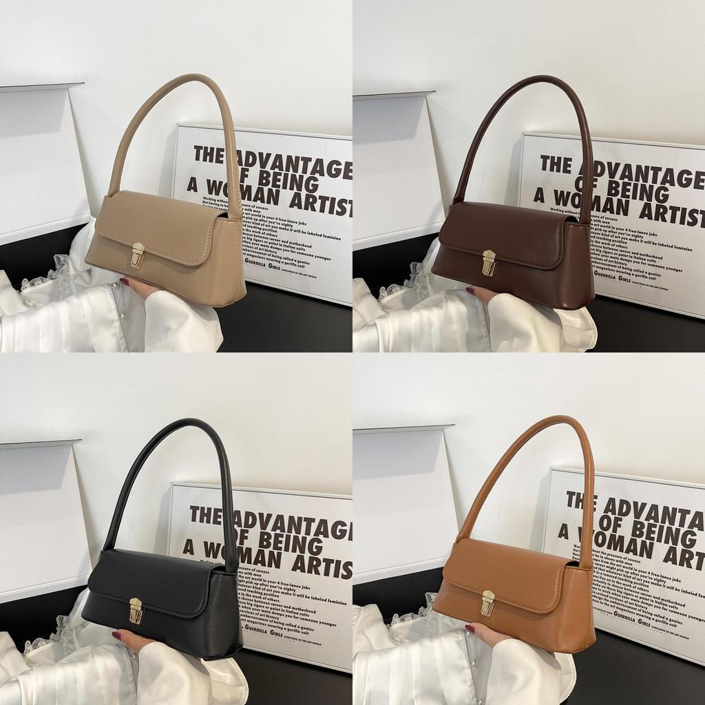Small Pu Crossbody Bag For Women With Lock Closure For Daily Casual Use