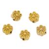 10pcs 6mm PVD Stainless Steel Spacer Beads Never Fade Big Hole Flower Necklace Beads For DIY Jewelry Making Bracelet Findings