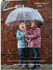Children's Waterproof Velvet-Lined PU Rain Jacket for Boys and Girls In Kindergarten – Perfect for Spring and Autumn.