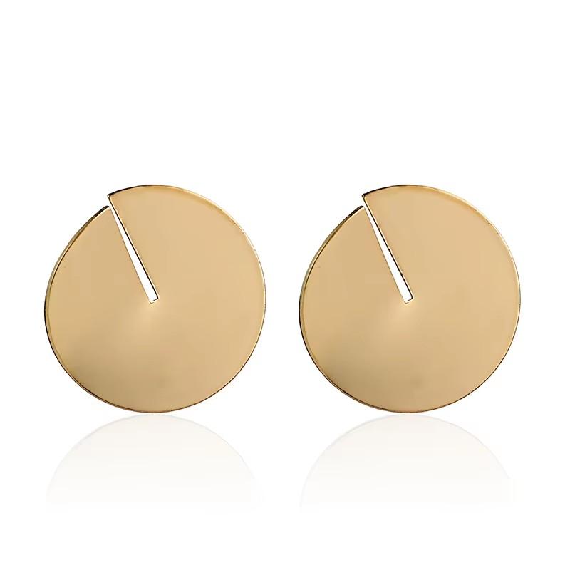 Boucles d'oreilles pendantes torsadées en métal pour femmes, couleur or, alliage enveloppé, déclaration géométrique irrégulière, oreille féminine, zircon, pendientes mujer