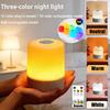 Nachtlicht Dimmbar Wiederaufladbar/Steckbar Schreibtisch Schlafzimmer Nachttischbeleuchtung Dekorative Touchscreen Lese RGB Schreibtischlampe