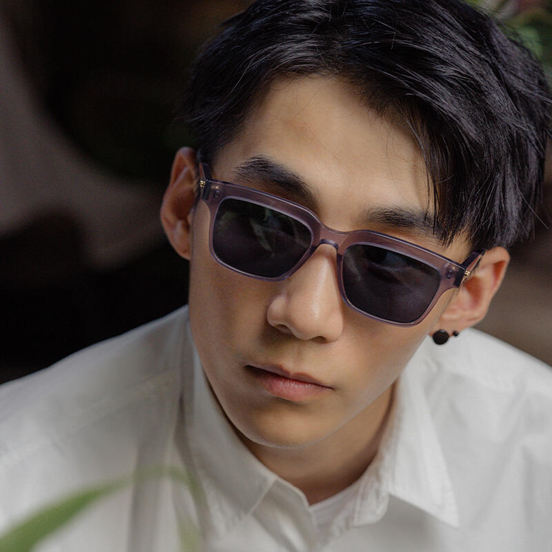 NeoRetro 10003R Sunglasses Transparent Gray CLAIR