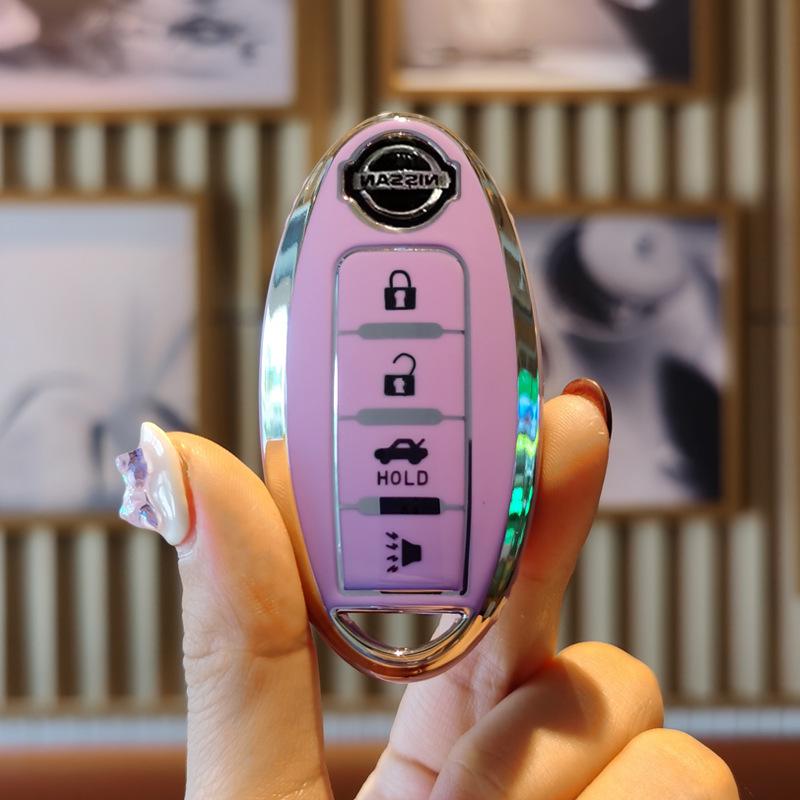 Nissan Key Covers: Compatible with X-Trail, Teana, Tiida, Terra, Murano, Sylphy, Qashqai, and more.