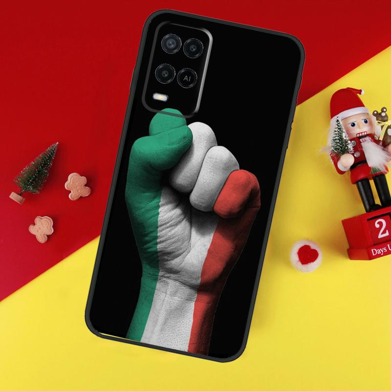Italy Flag Case For Oppo A38 A18 A58 A78 A98 A74 A94 A54 A80 A60 A40 A96 A76 A16 A15 A17 A57 A5 A6 Pro