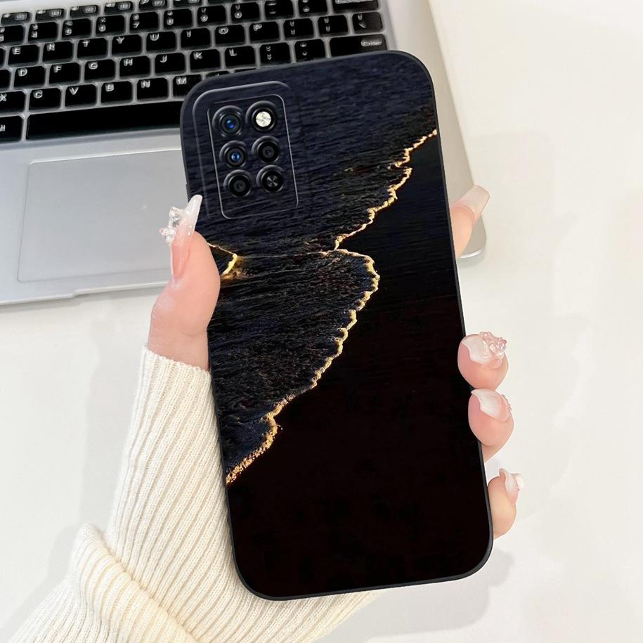 For Infinix Note 10 Pro Case X695 X695D Cover Fashion Painted Soft Silicone Phone Cases For Infinix Note 10 Note10 Pro NFC Funda