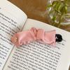 Korean Elegant Solid Fold Satin Banana Hair Clip For Women Girls Sweet Hair Ornament Hairpin Barrette Hair Accessories