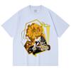 230 Gsm 100% Cotton Demon Slayer V109 Zenitsu Print Unisex Heavy Cotton T Shirt