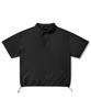 MINIMALPROJECT Minimal Patch Logo String Airy Short Sleeve Polo Shirt Mkt105 [Bkack]