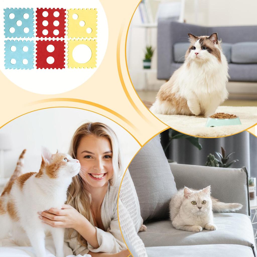 Cat Toys Tunnel Foldable Shelter with Interactive Peephole Cat Tube Fit Pet Under 12 Lbs for Exercise Training Tool Indoor