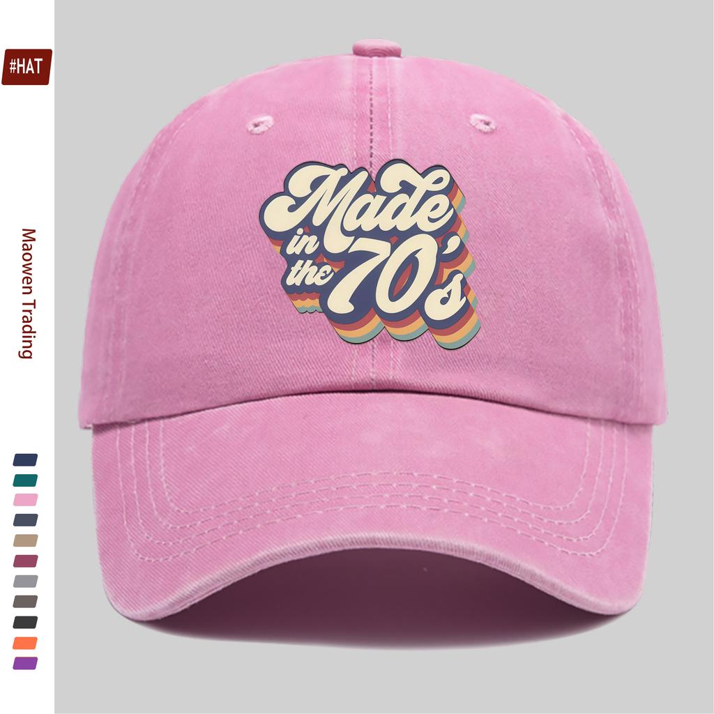 pc Fashionable StreetStyle Versatile Casual Sports Printed Pattern Baseball Cap Four Seasons Design Sun Hat Outdoor Travel D