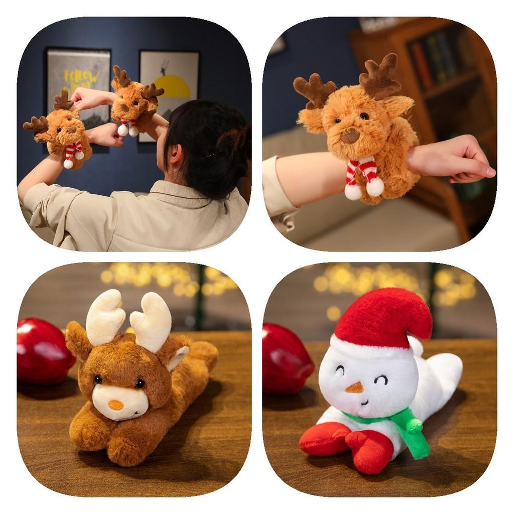 Festive Soft Plush Reindeer Bracelet For Children Ideal Christmas Tree Ornament