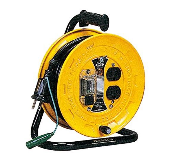 

Ichinen TASCO TA649A Cord Reel Earth Leakage Circuit Breaker with Grounding